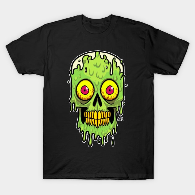 Melting Skull T-Shirt by CsrJara / Perronegro Clothing